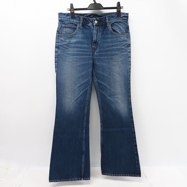 実際に弊社で買取させて頂いたBLUE BLUE/ブルーブルー ブーツカット インディゴ ウオッシュ加工 デニムパンツ 32