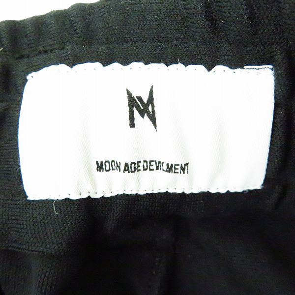 実際に弊社で買取させて頂いた【未使用】Moonage Devilment/ムーンエイジデビルメント -PA-サイドラインワイドパンツ mpt-0131/00の画像 2枚目