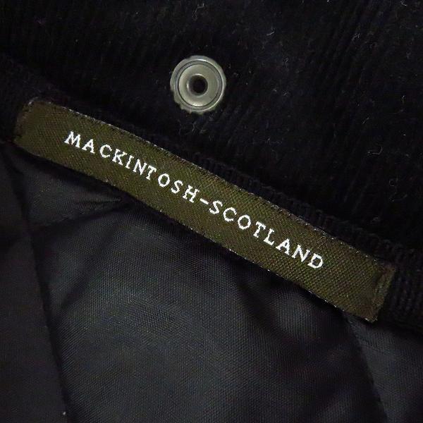 実際に弊社で買取させて頂いたMACKINTOSH SCOTLAND/マッキントッシュスコットランド 襟コーデュロイ キルティング ジャケット/42の画像 2枚目