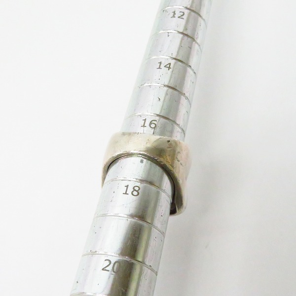 実際に弊社で買取させて頂いたCRAZY PIG/クレイジーピッグ LARGE EVIL SKULL ラージ エビル スカルリング/17号の画像 8枚目