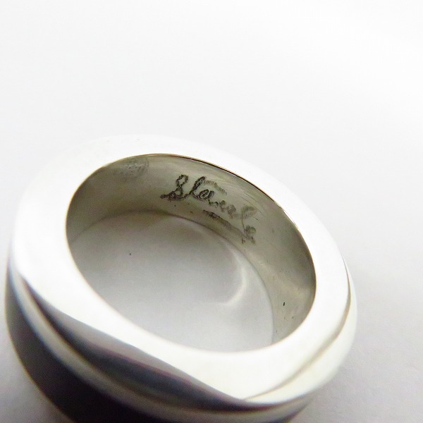 実際に弊社で買取させて頂いた【ギャラ付き】STANLEY GUESS/スタンリーゲス ウッドバンドリング 15.5号の画像 3枚目