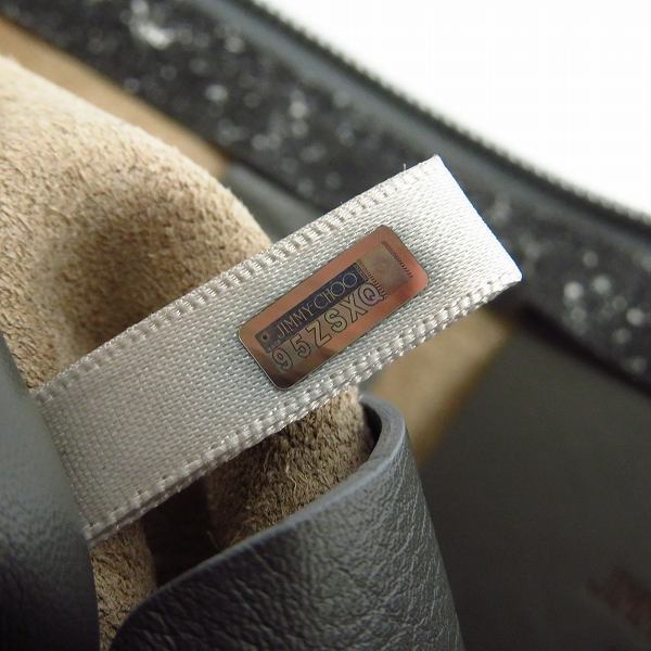 実際に弊社で買取させて頂いたJIMMY CHOO/ジミーチュウ GABLE レザー スタッズ付きハンドル トート/ハンドバッグの画像 5枚目