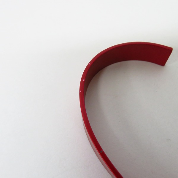 実際に弊社で買取させて頂いたroarguns/ロアーガンズ NO WAR NO KILLS NO GUNS BANGLE バングル レッド 18FGQ-25の画像 7枚目