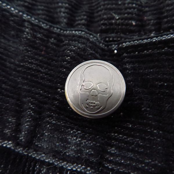 実際に弊社で買取させて頂いた【JPタグ】Lucien pellat-finet/ルシアンペラフィネ バックスカル刺繍 コーデュロイパンツ 31の画像 6枚目