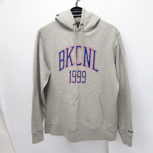 実際に弊社で買取させて頂いたBackChannel/バックチャンネル カレッジロゴ プルオーバーパーカー/M