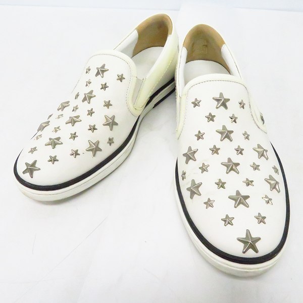 実際に弊社で買取させて頂いたIMMY CHOO/ジミーチュウ スタースタッズ スリッポン/シューズ41.5