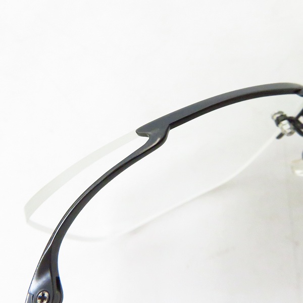 実際に弊社で買取させて頂いた999.9/フォーナインズ ワンポイントフレーム/リムレス 度入り眼鏡 O-10Tの画像 7枚目