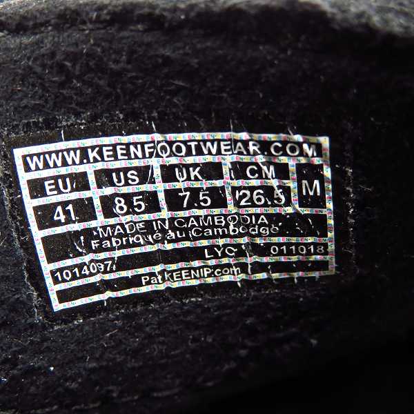 実際に弊社で買取させて頂いたKEEN/キーン UNEEK MONOCHROME/ユニークモノクローム サンダル 1014097/26.5の画像 5枚目