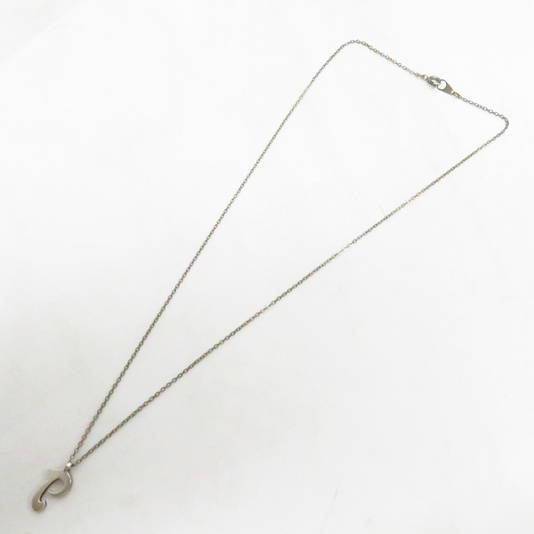 実際に弊社で買取させて頂いたGARNI/ガルニ ネックレス アルファベットチャーム シルバーの画像 6枚目