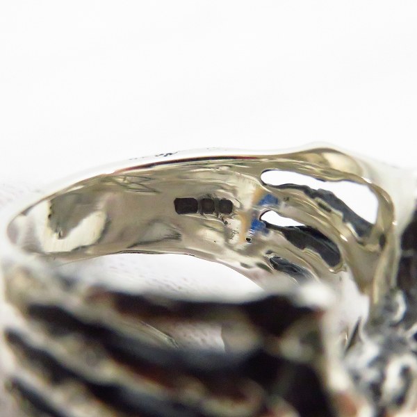 実際に弊社で買取させて頂いたCRAZY PIG/クレイジーピッグ The Face Hugger Ring/フェイスハガー リング #315/18-18.5号の画像 5枚目