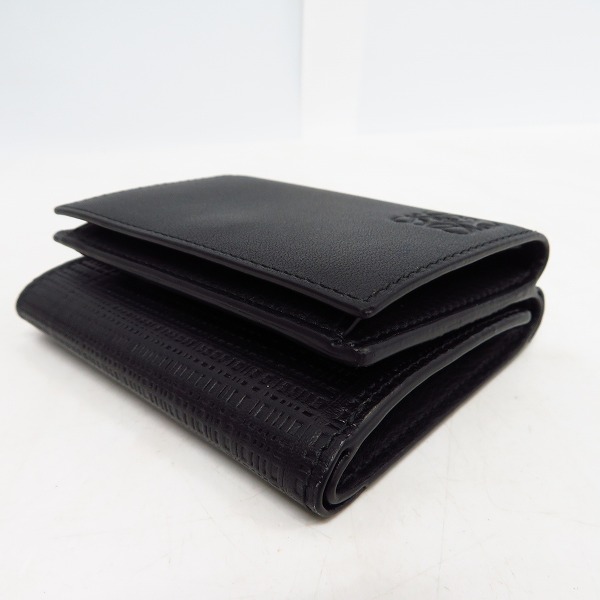 実際に弊社で買取させて頂いたLOEWE/ロエベ LINEN TRIFOLD WALLET/トライフォールドウォレット 三つ折り財布 の画像 2枚目