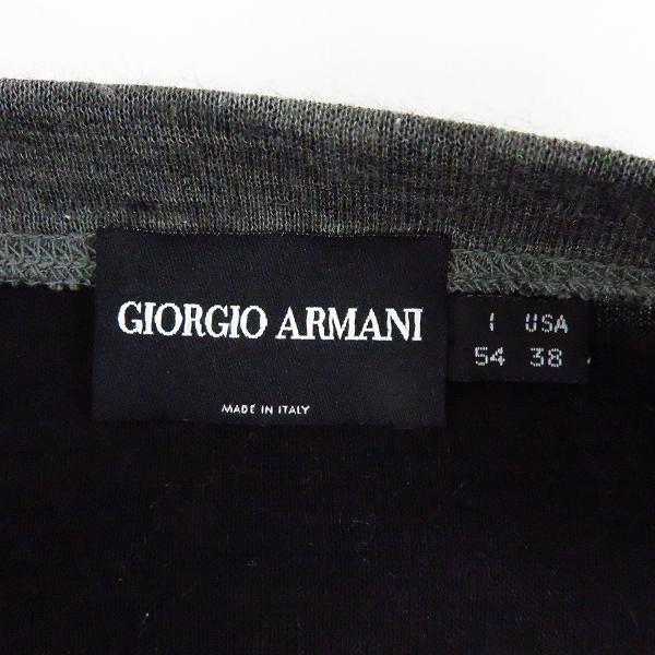 実際に弊社で買取させて頂いたGIORGIO ARMANI/ジョルジオアルマーニ カシミア 半袖カットソー 38の画像 2枚目