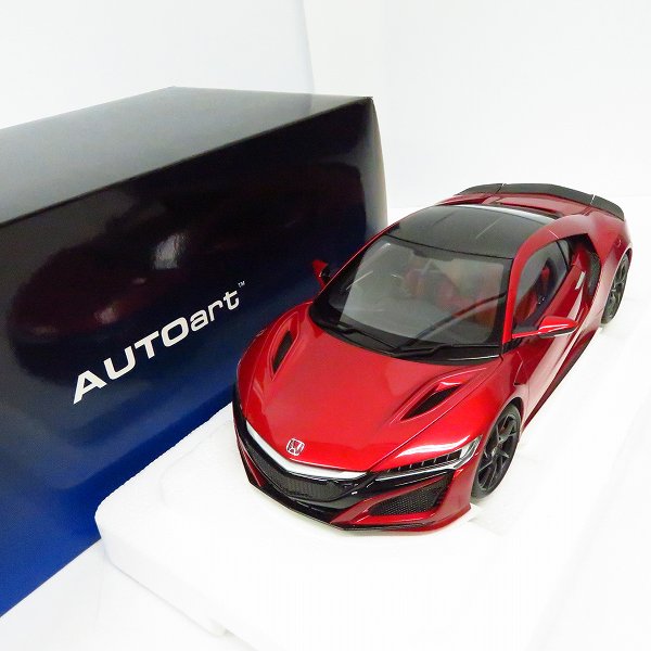 実際に弊社で買取させて頂いたAUTOart/オートアート 1/18 Honda/ホンダ NSX NC1 パールレッド 73233