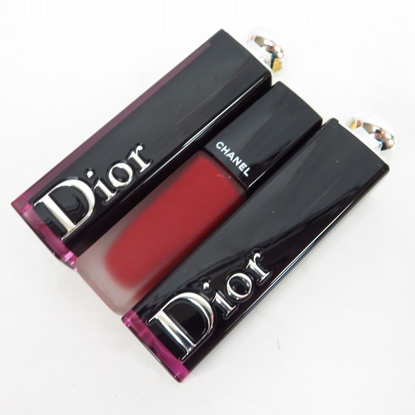 実際に弊社で買取させて頂いたChristian Dior/クリスチャンディオール アディクト #457 #747/CHANEL ルージュ アリュール #154 3点セット