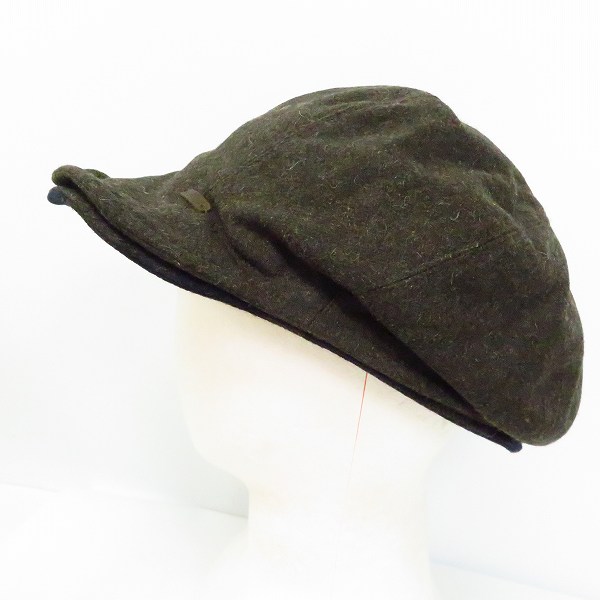 実際に弊社で買取させて頂いたCA4LA/カシラ 裏地 チェック柄 キャスキャップ/帽子の画像 2枚目