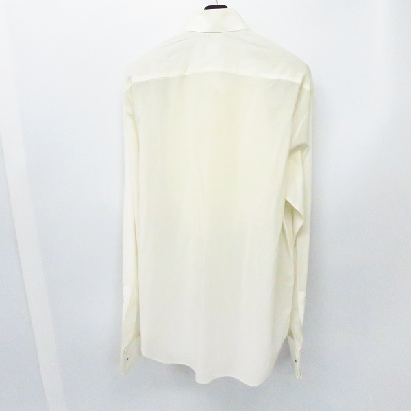 実際に弊社で買取させて頂いたGIORGIO ARMANI/ジョルジオアルマーニ CLASSICO ホワイト 長袖 シャツ 41/16の画像 1枚目
