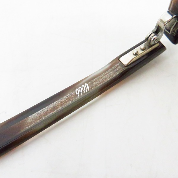 実際に弊社で買取させて頂いた999.9/フォーナインズ サーモント メガネフレーム/アイウェア M-15の画像 3枚目