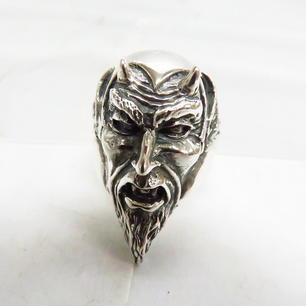 実際に弊社で買取させて頂いたCRAZY PIG/クレイジーピッグ Devil's Head Ring/デビルズ ヘッド リング # 562/17.5号