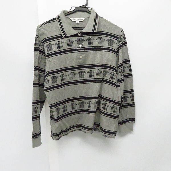 実際に弊社で買取させて頂いたChristian Dior SPORTS/クリスチャンディオール スポーツ ロングスリーブ/長袖 プリント ポロシャツ Size：M