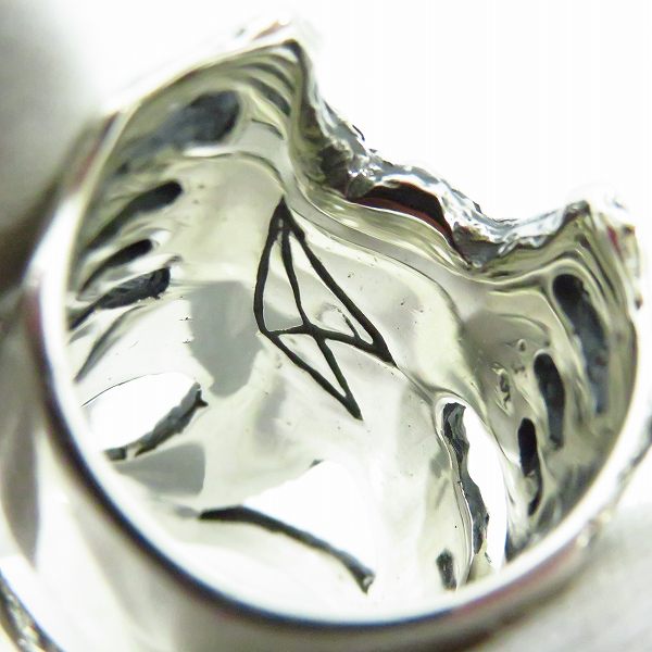 実際に弊社で買取させて頂いたCRAZY PIG/クレイジーピッグ The Face Hugger Ring/フェイスハガー リング #315/18-18.5号の画像 4枚目