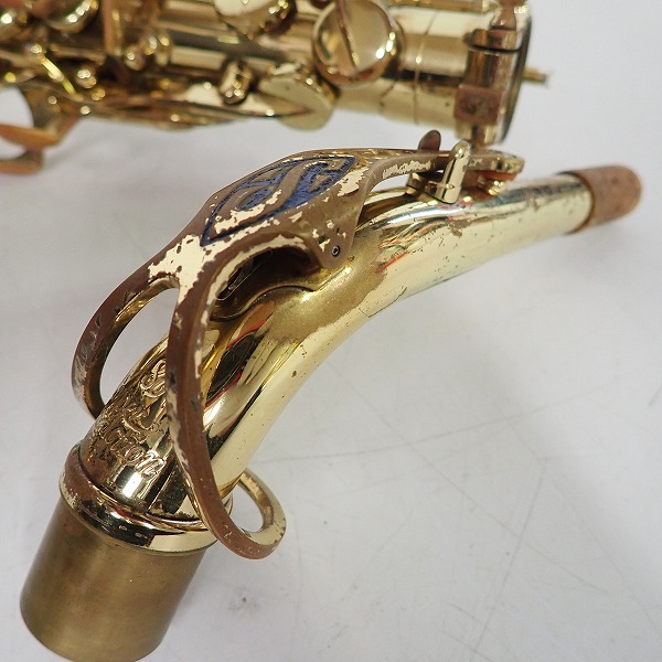 実際に弊社で買取させて頂いた★【難有り】Selmer/セルマー SUPER ACTION/SA80 SERIE Ⅱ/シリーズ2 アルトサックス 彫刻なし 50万台 ハードケース付きの画像 8枚目