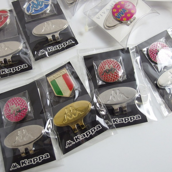 実際に弊社で買取させて頂いた【未使用/おまとめ】ビバハート/ハローキティ/ジュン&ロペ/カッパ等 ゴルフマーカー/クリップ/ネックレス 30点↑の画像 2枚目