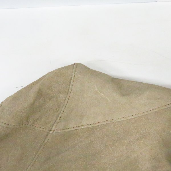 実際に弊社で買取させて頂いたThe Viridi-anne/ヴィリジアン レザージャケット 牛革 VI-603-6/46の画像 6枚目