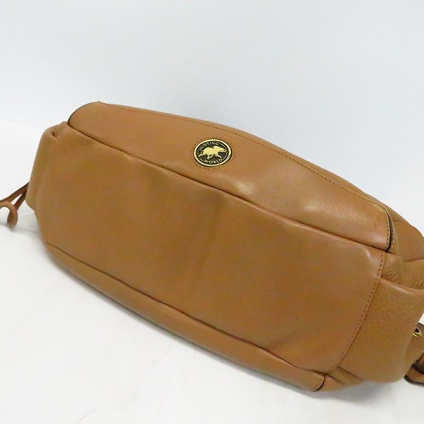 実際に弊社で買取させて頂いたHUNTING WORLD/ハンティングワールド レザー 牛革 ショルダーバッグ 010603の画像 2枚目