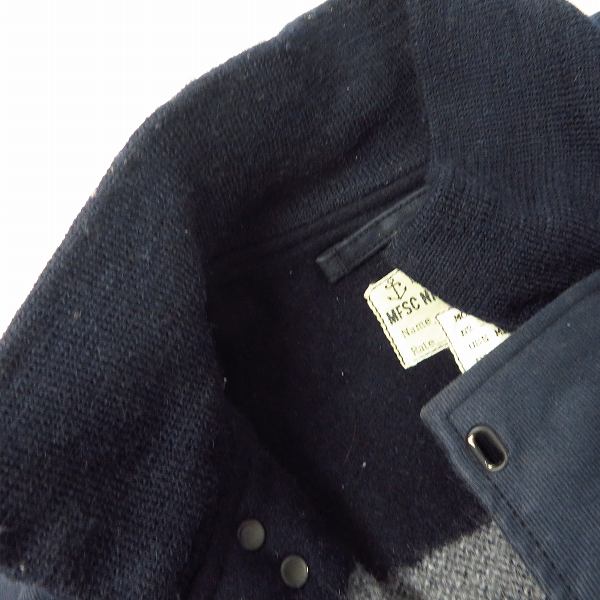 実際に弊社で買取させて頂いたSUGAR CANE×Mr.FREEDOM/シュガーケーン×ミスターフリーダム N-1H フックデッキジャケット SC11642 Size：40の画像 6枚目