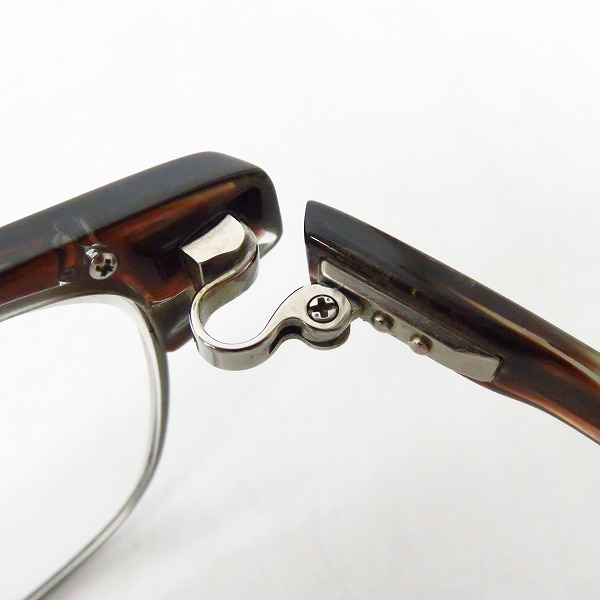 実際に弊社で買取させて頂いた999.9/フォーナインズ サーモント メガネフレーム/アイウェア M-15の画像 5枚目