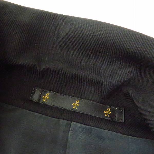 実際に弊社で買取させて頂いたato/アトウ ナローラペル スリム テーラードジャケット AM6A-JO2/44の画像 5枚目