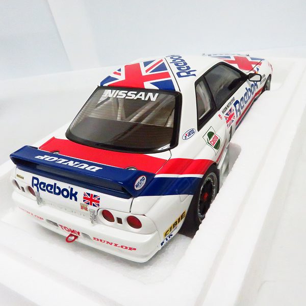 実際に弊社で買取させて頂いたAUTOart/オートアート 1/18 NISSAN/ニッサン/日産 SKYLINE/スカイライン GT-R R32 GROUP A 1990 REEBOK/リーボック 89078の画像 2枚目