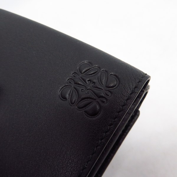 実際に弊社で買取させて頂いたLOEWE/ロエベ LINEN TRIFOLD WALLET/トライフォールドウォレット 三つ折り財布 の画像 5枚目