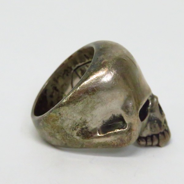 実際に弊社で買取させて頂いたCRAZY PIG/クレイジーピッグ ラージエビルスカルリング 19号の画像 4枚目