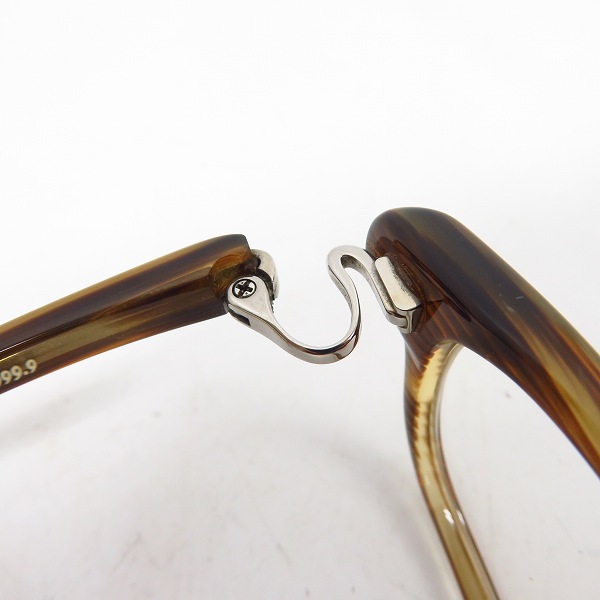 実際に弊社で買取させて頂いた999.9/フォーナインズ ALL STANDARD 眼鏡/メガネ フレーム アイウェア/NP-14の画像 6枚目