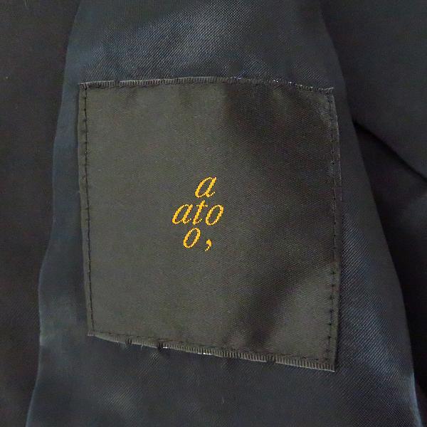 実際に弊社で買取させて頂いたato/アトウ ナローラペル スリム テーラードジャケット AM6A-JO2/44の画像 2枚目
