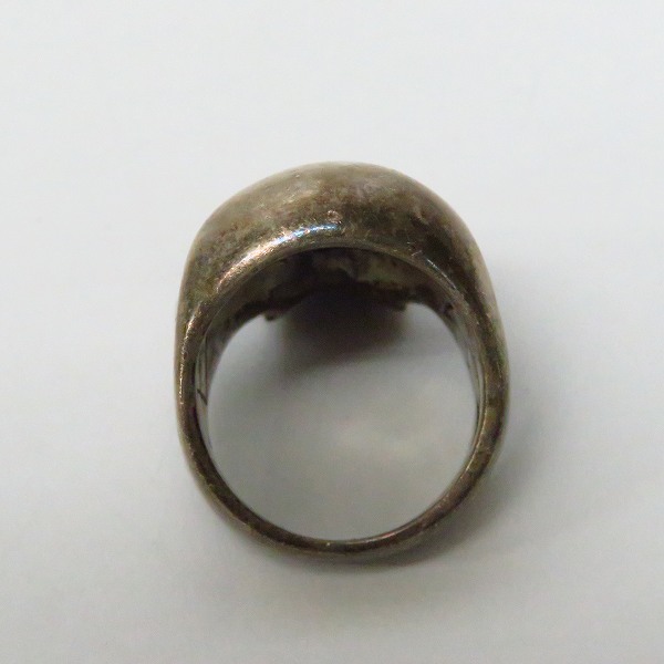 実際に弊社で買取させて頂いたCRAZY PIG/クレイジーピッグ ラージエビルスカルリング 19号の画像 5枚目