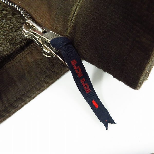 実際に弊社で買取させて頂いたBLUE BLUE/ブルーブルー 裏地フェイクファー地 ヴィンテージデザインジャケット/2の画像 8枚目