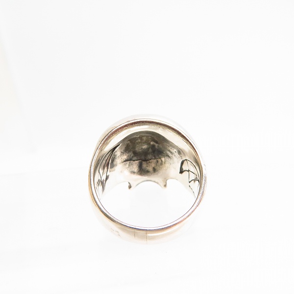 実際に弊社で買取させて頂いたCRAZY PIG/クレイジーピッグ ラージエビルスカルリング/27号の画像 2枚目