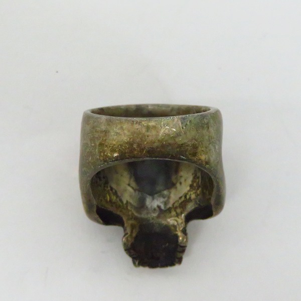 実際に弊社で買取させて頂いたCRAZY PIG/クレイジーピッグ ラージエビルスカルリング 19号の画像 3枚目