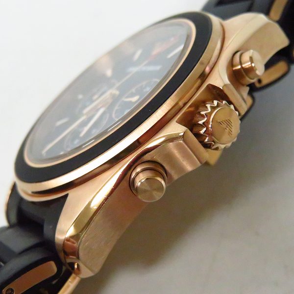 実際に弊社で買取させて頂いたEMPORIO ARMANI/エンポリオアルマーニ クロノグラフ 腕時計 AR-6066の画像 4枚目