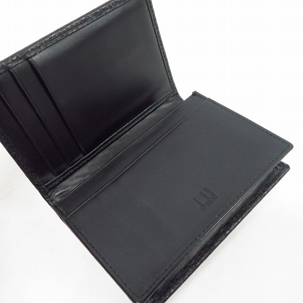 実際に弊社で買取させて頂いたdunhill/ダンヒル 名刺入れ/カードケース ブラック L2V347Aの画像 3枚目