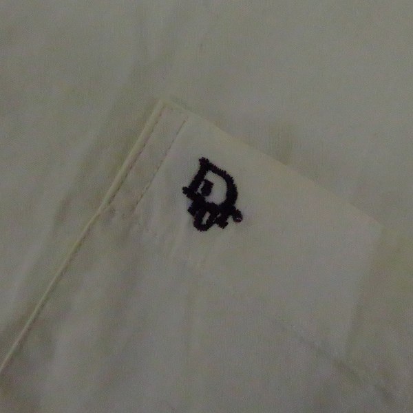 実際に弊社で買取させて頂いたChristian Dior/クリスチャンディオール ロゴ刺繍 長袖シャツ 15.5(32-33)の画像 4枚目