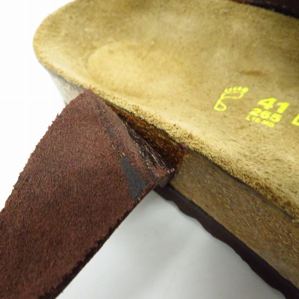 実際に弊社で買取させて頂いたBIRKENSTOCK/ビルケンシュトック タタミ ダカール サンダル ダークブラウン/41の画像 6枚目