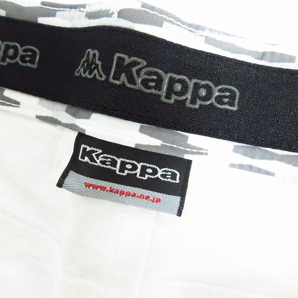 実際に弊社で買取させて頂いた【未使用】Kappa/カッパ ゴルフパンツ ロイヤルブルー/ホワイト/ブラック L 3点セットの画像 2枚目