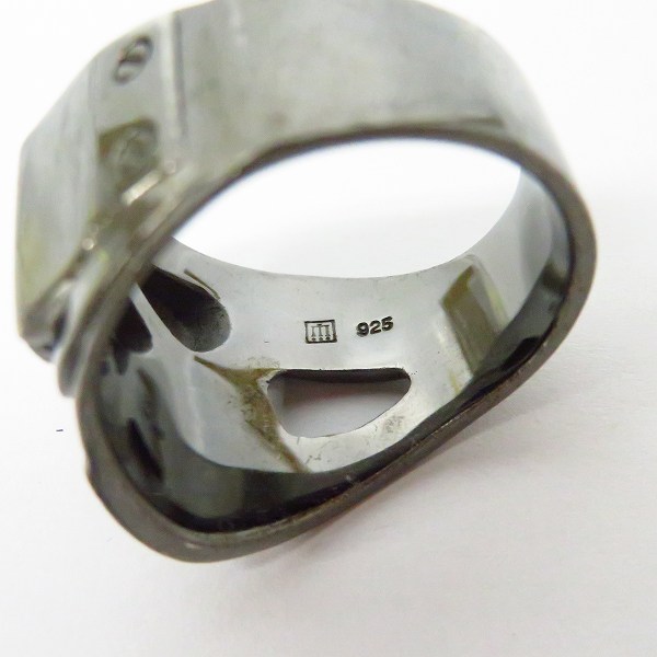 実際に弊社で買取させて頂いたDr MONROE/ドクターモンロー メッセージスカルリング FC-246-SV の画像 6枚目