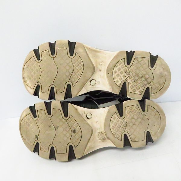 実際に弊社で買取させて頂いたMARNI/マルニ レザー ストラップスニーカー SNZWW18G01/37の画像 2枚目