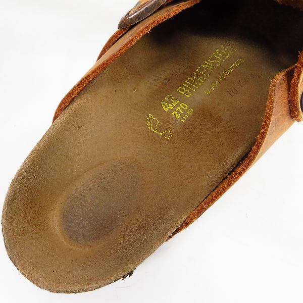 実際に弊社で買取させて頂いたBIRKENSTOCK/ビルケンシュトック レザーサンダル/27の画像 4枚目