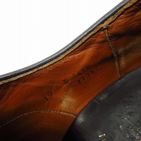 実際に弊社で買取させて頂いたAllen Edmonds/アレンエドモンズ 内羽根 キャップトゥ レザーシューズ/10Dの画像 5枚目