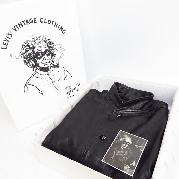 実際に弊社で買取させて頂いた【未使用】LEVIS/リーバイス LVC 復刻第2弾/世界限定500着 アインシュタイン メンロコサックJK 39204-0001/Mの画像 0枚目
